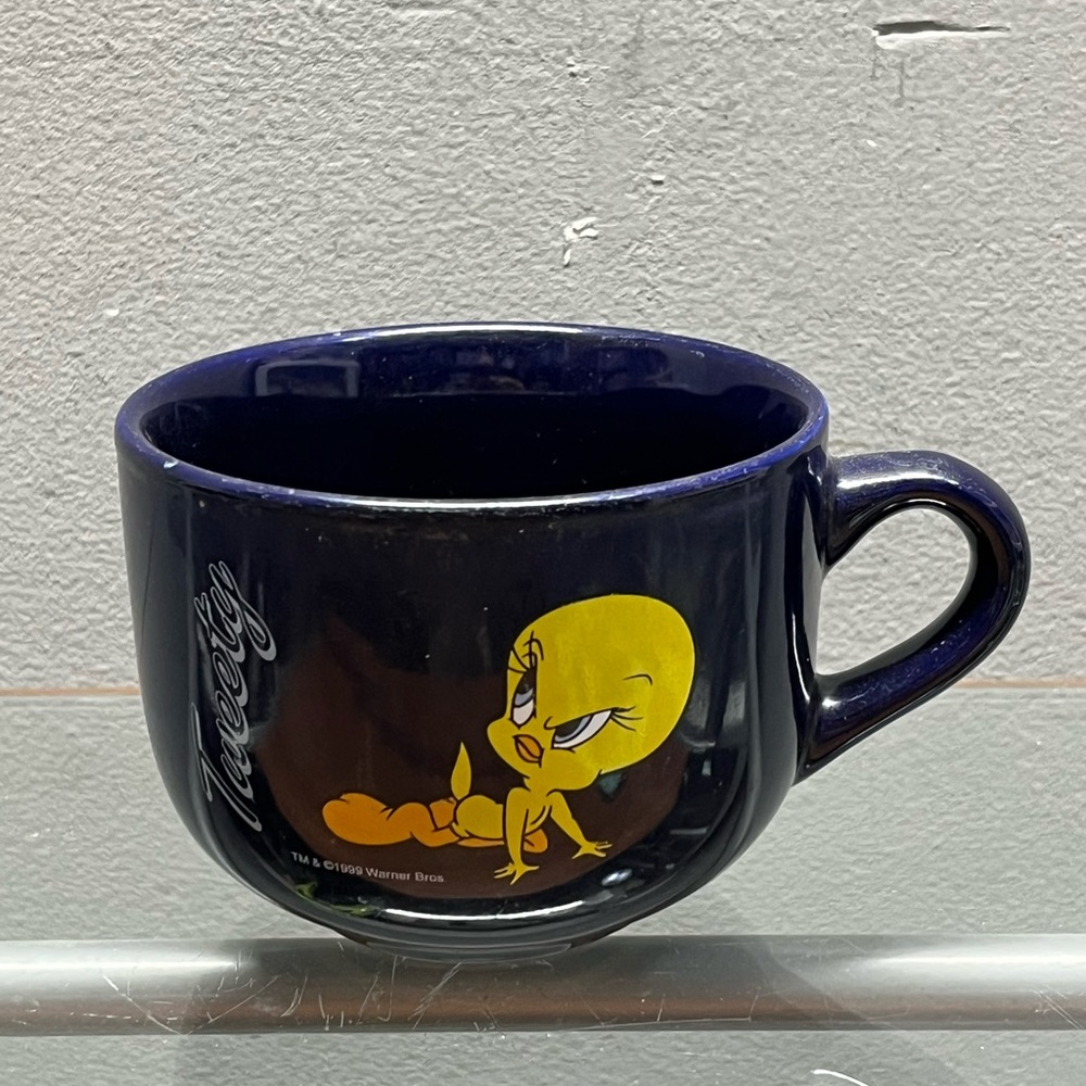 Tweety Bird Warner Bros. Looney Tunes Blue Bowl